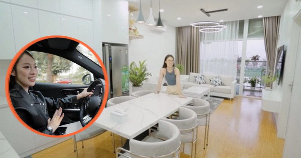 Khánh Vy 26 tuổi tự mua xe sang Mercedes, có nhà riêng từ Bắc vào Nam