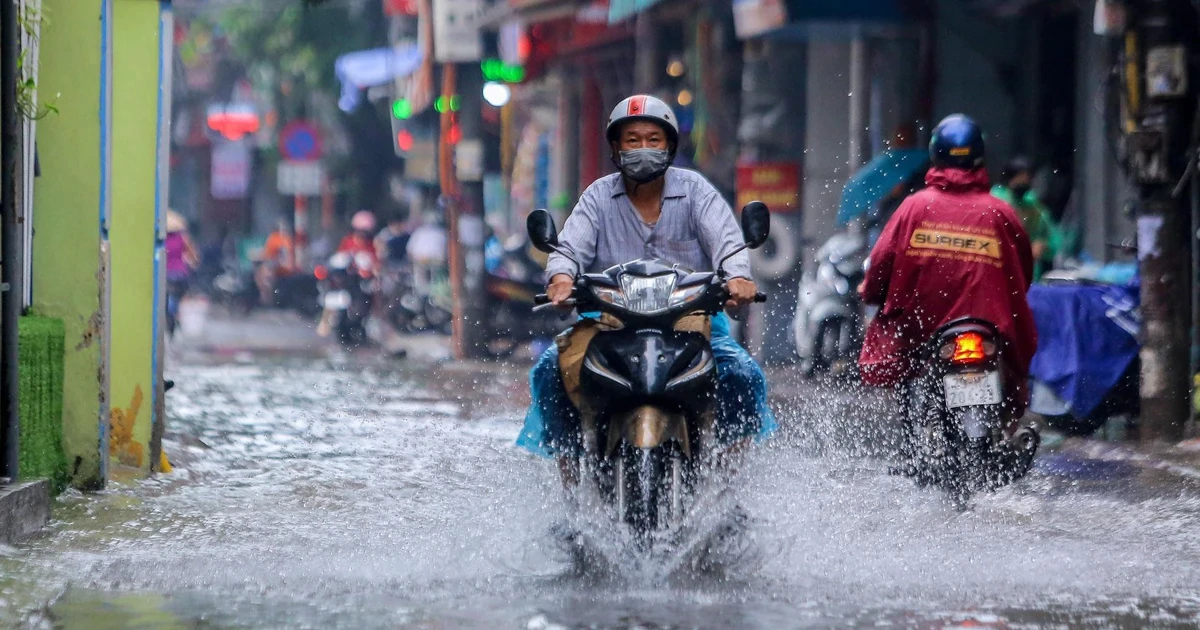 7 tỉnh/thành phố miền Bắc đón mưa lớn từ đêm nay