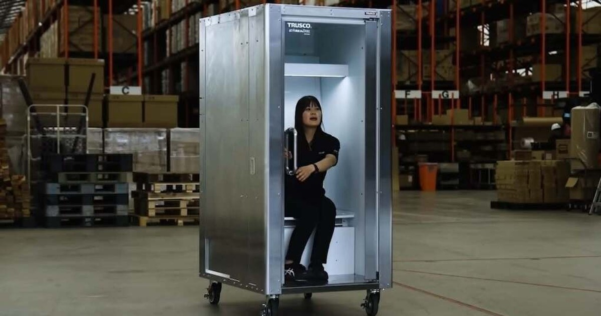 "Tủ lạnh cho người" của Nhật Bản giúp chống sốc nhiệt mùa hè