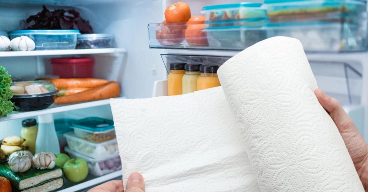 Nhiều người thường xuyên bỏ khăn giấy vào tủ lạnh, hóa ra là vì 4 tác dụng này