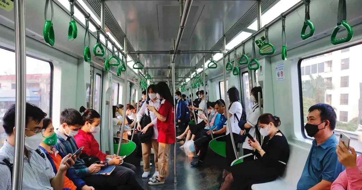 Tuyến đường sắt Nhổn - Ga Hà Nội phục vụ 30.000 lượt khách mỗi ngày