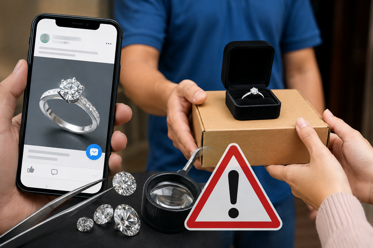 Bùng nổ dịch vụ bán kim cương online, ship tận nơi: Chuyên gia cảnh báo rủi ro