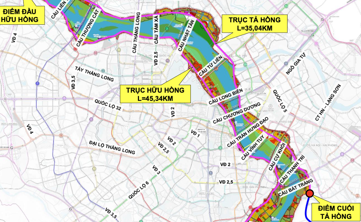 Hà Nội đề xuất làm hầm kín 8 làn xe qua khu vực cầu Long Biên, Chương Dương
