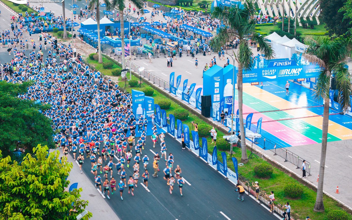 5.000 VĐV cùng những con số ấn tượng tại Giải chạy Pocari Sweat Run 2026