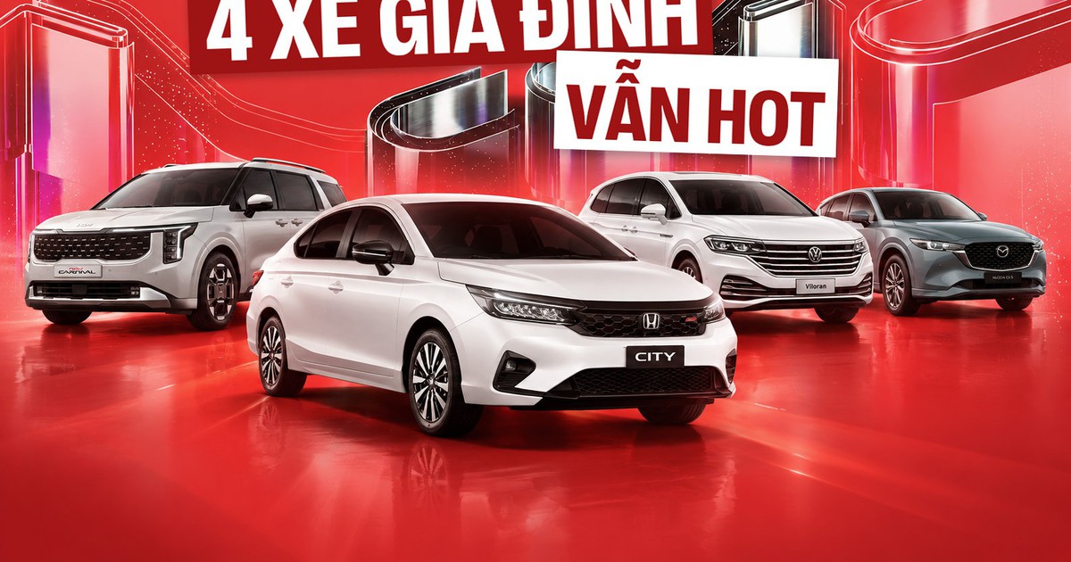 Loạt ‘Xe gia đình’ thắng CCA 2025 lọt Top 5 năm nay: City tạm dẫn đầu, CX-5 và Carnival nhóm giữa trong khi Viloran hụt hơi