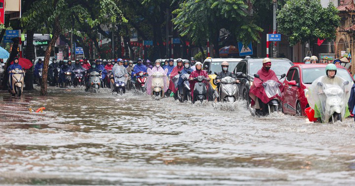 Tin mới nhất về đợt mưa to đến rất to ở Bắc Bộ