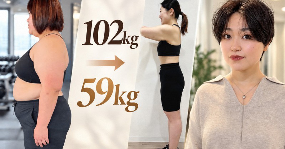 Từng nặng 102kg, cô gái Nhật giảm còn 59kg: Không nhịn đói, chỉ thay đổi 4 điều này