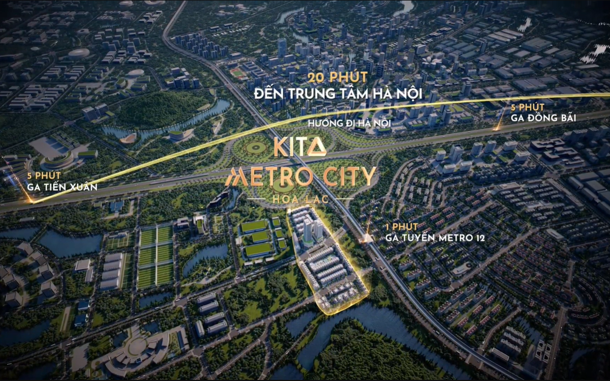 Hòa Lạc trước cơ hội bứt phá cùng làn sóng Metro và đô thị TOD
