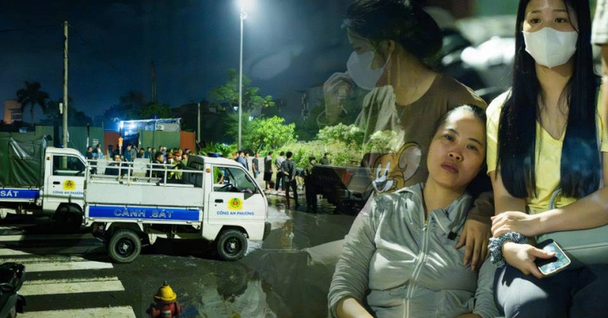 Xuyên đêm tìm kiếm một nam sinh viên ở Hà Nội nghi mất tích khi đi qua đường ngập sâu, người mẹ đến hiện trường ngóng tin con