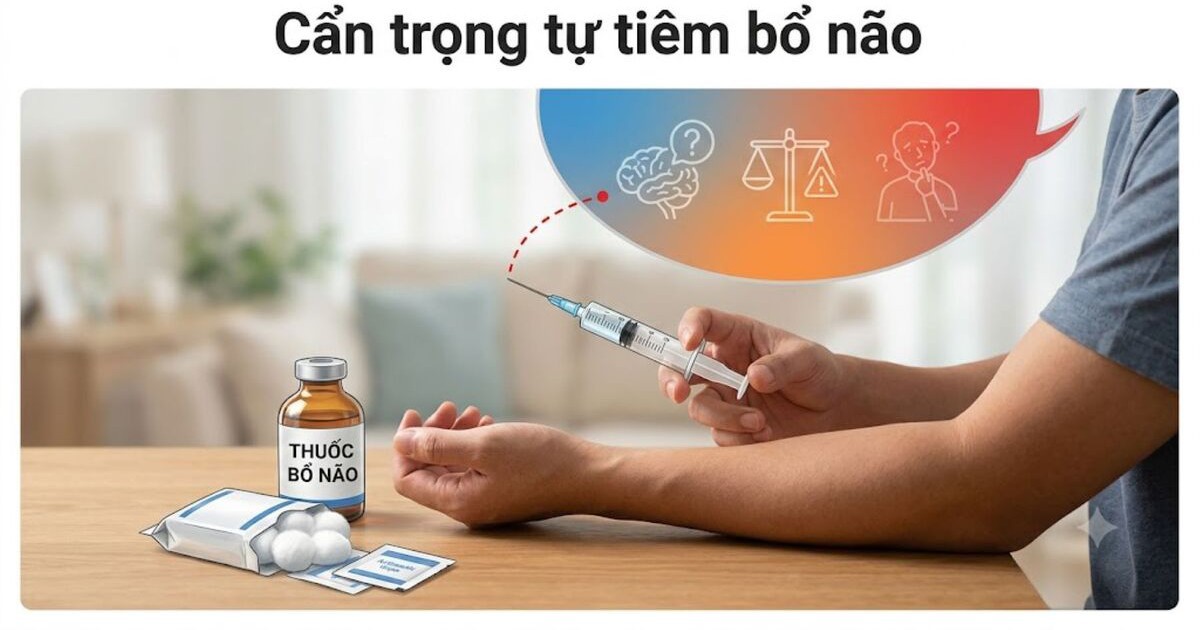 Tự tiêm "thuốc bổ não", bác sĩ cảnh báo nguy cơ sốc phản vệ