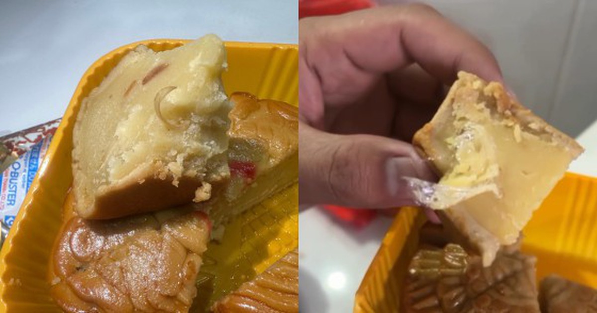 Thương hiệu bánh Trung Thu nổi tiếng N.L bị phản ánh bánh có vật lạ giống móng chân, có người từng gặp nilon trong nhân bánh