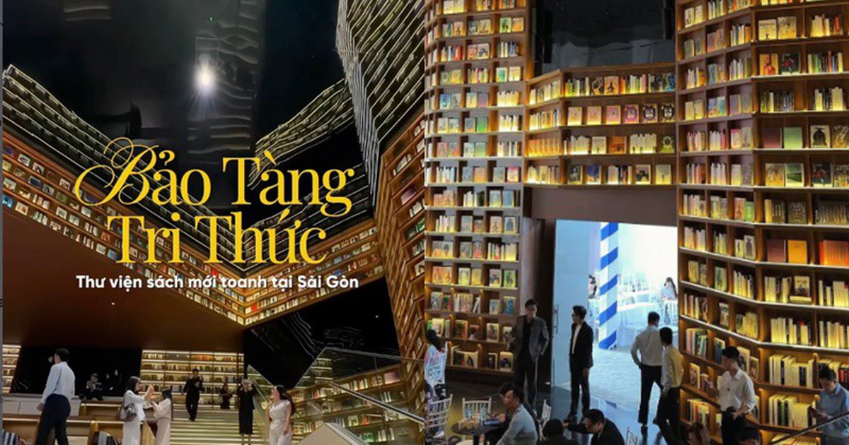 "Thư viện khổng lồ" ở TP.HCM có gì mà "gây bão" trên mạng xã hội?
