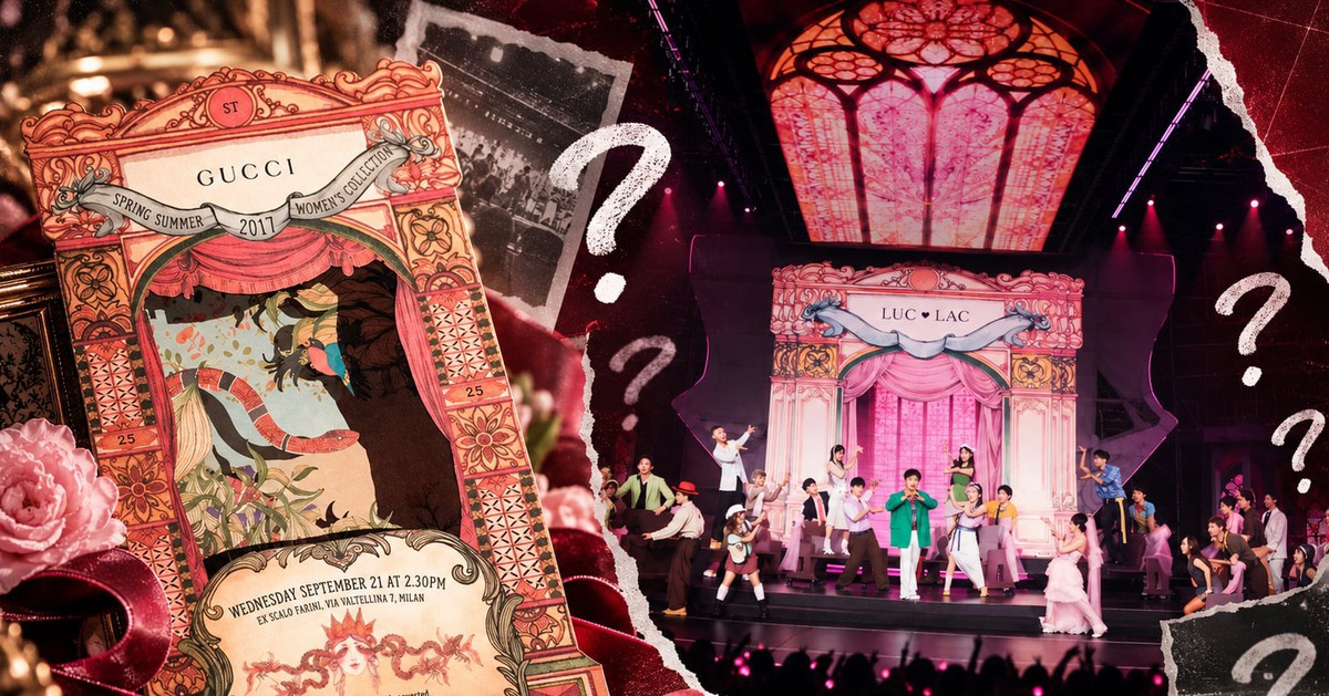Thiệp mời 10 năm tuổi của Gucci "sống lại" trên...
