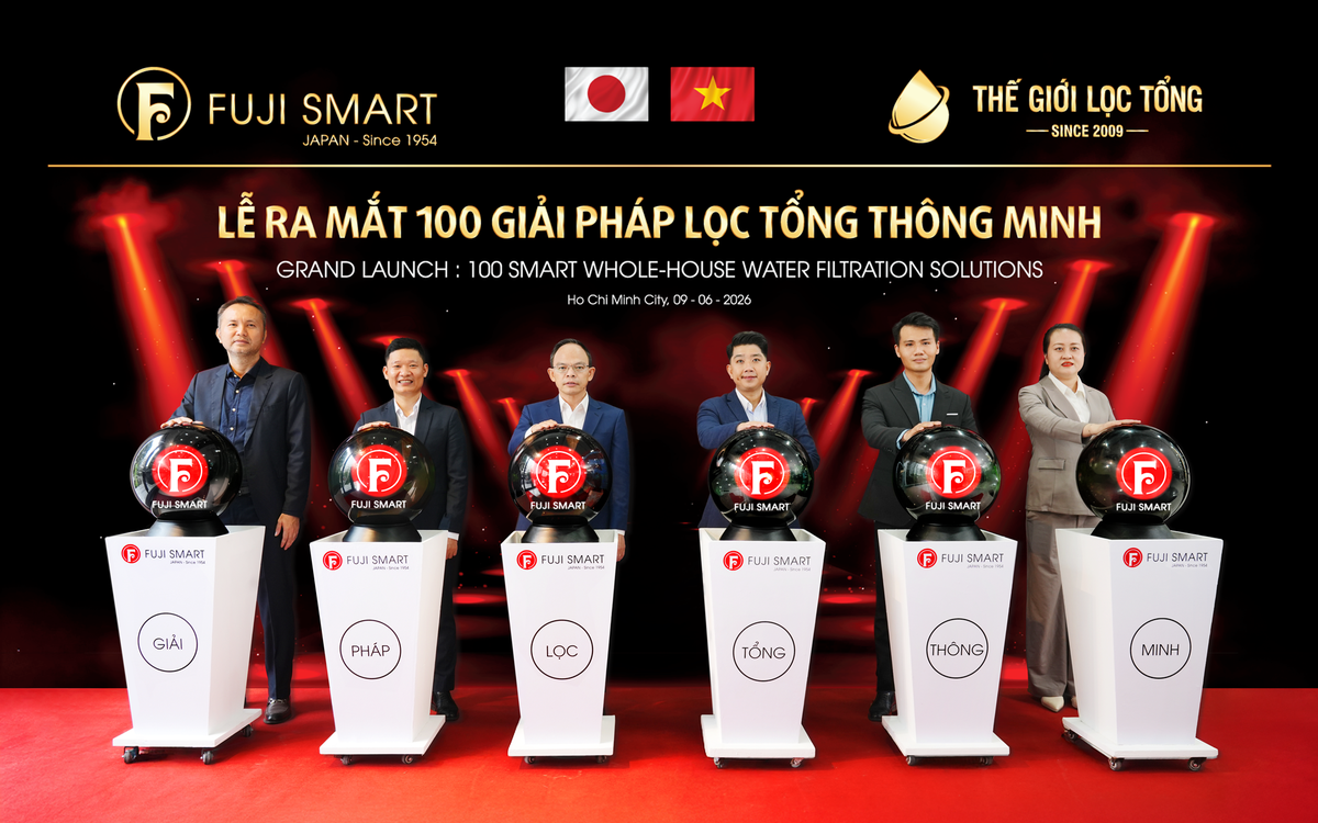 Fuji Smart chọn Việt Nam là điểm đến đầu tiên trên thế giới ra mắt lọc tổng thông minh