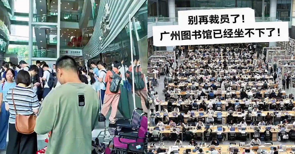 Thư viện Quảng Châu 4.000 chỗ kín ghế sau nửa t...