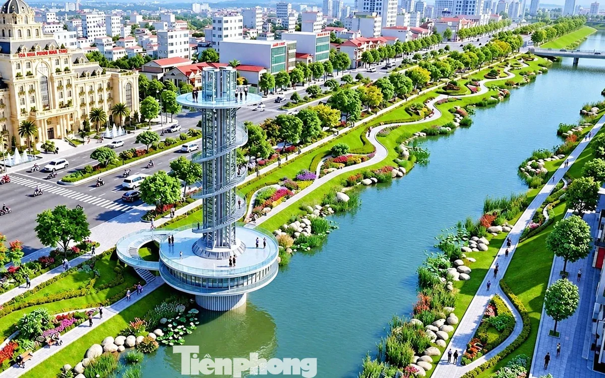Đề xuất xây Tháp vọng cảnh cao 70m trên sông Kỳ Cùng