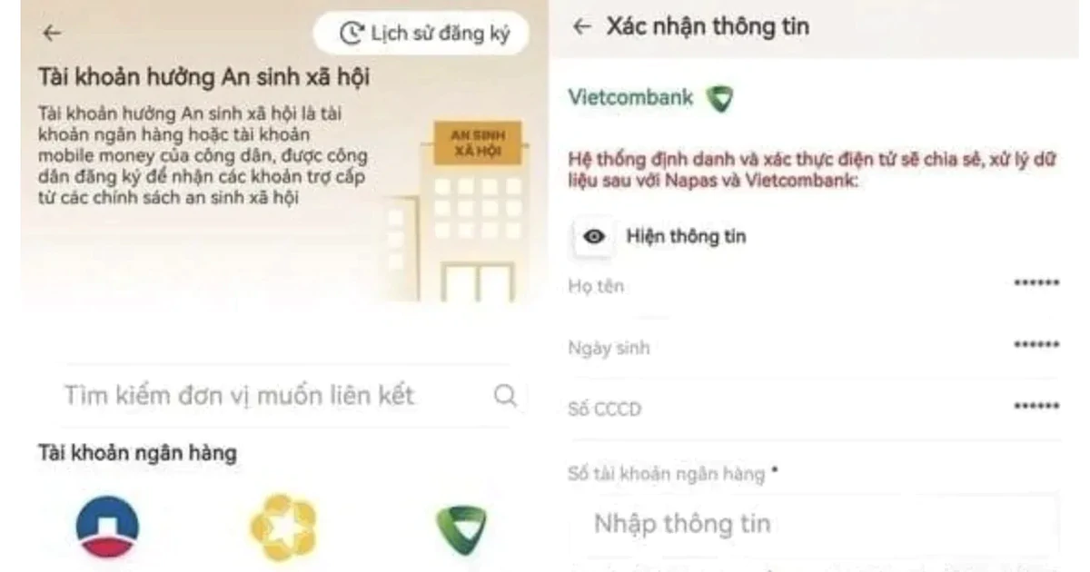 Từ tháng 10, nhận lương hưu qua tài khoản tích hợp trên VNeID