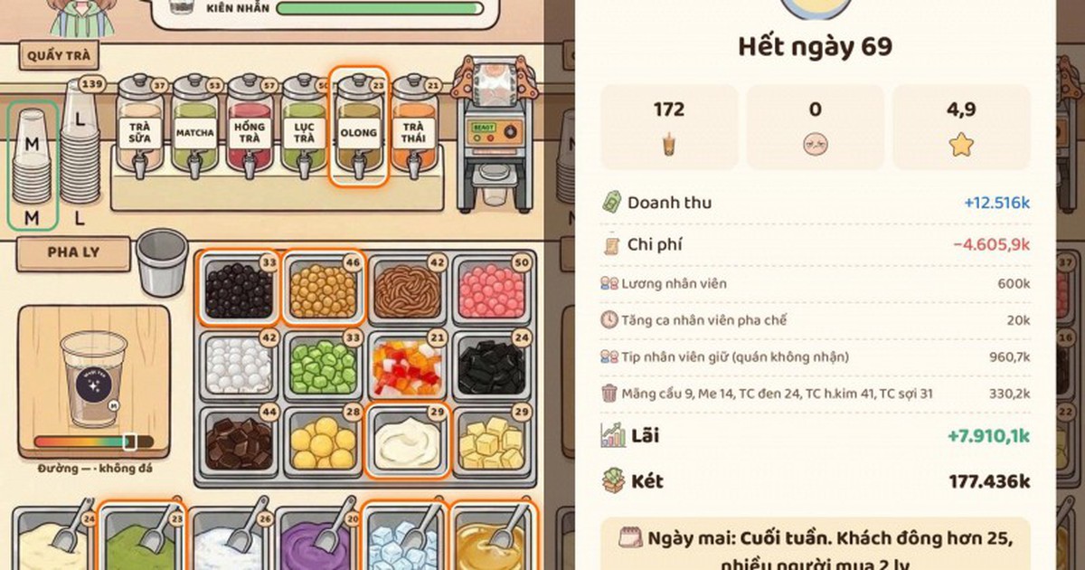 Cả Threads rủ nhau chơi game "mở quán trà sữa": Tự nấu, đóng nắp, giao khách rồi tính lãi mỗi ngày và cảm nhận "giọt lệ người làm chủ"