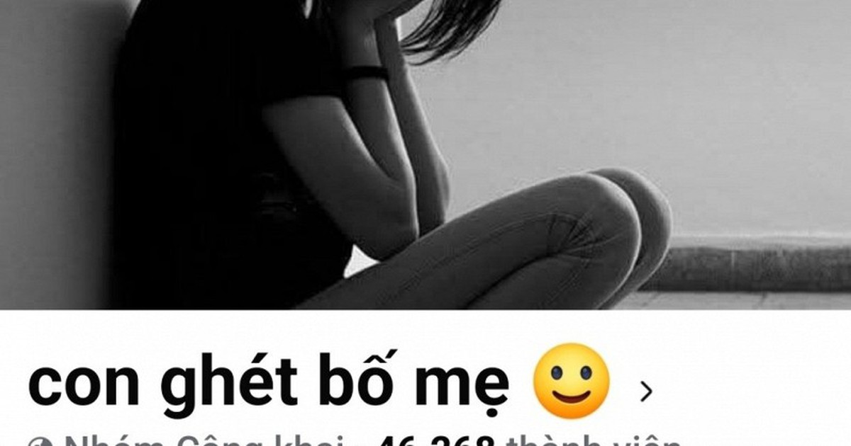 Xuất hiện nhóm hội “Con ghét bố mẹ” có tới gần 50.000 thành viên khiến nhiều phụ huynh hoang mang