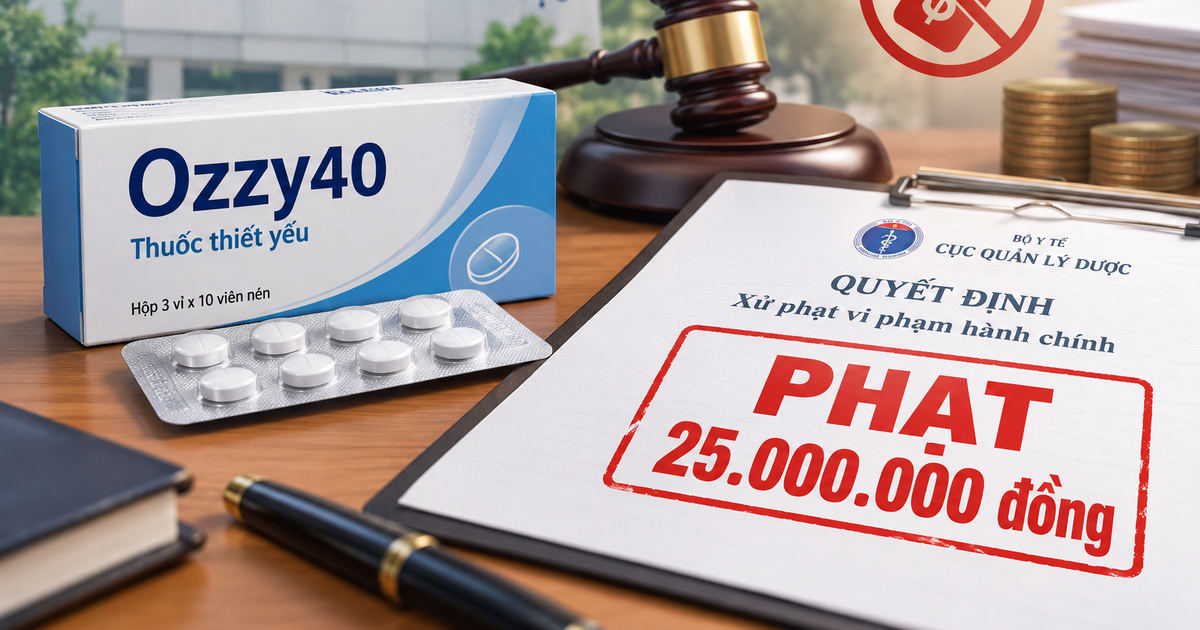 Kê khai sai giá thuốc, Công ty dược phẩm Đạt Vi Phú bị phạt 25 triệu đồng