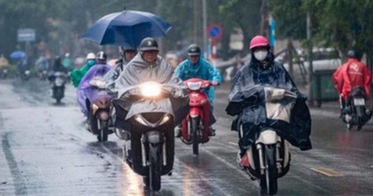 Không khí lạnh sắp tăng cường, các khu vực có mưa to đến rất to