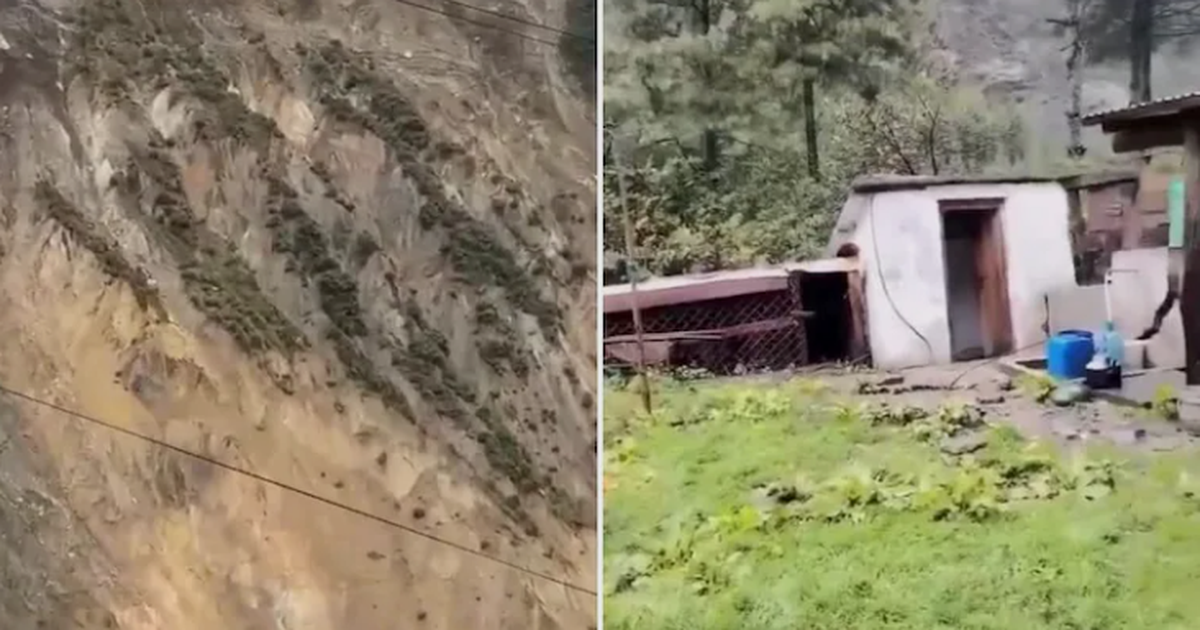 Thảm họa mới tại Nepal: Kinh hoàng cảnh sườn núi đổ sập xuống sông chỉ trong 6 giây