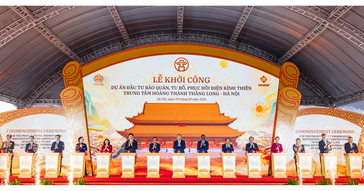 Tổng Bí thư, Chủ tịch nước Tô Lâm dự Lễ khởi công Dự án đầu tư bảo quản, tu bổ, phục hồi Điện Kính Thiên