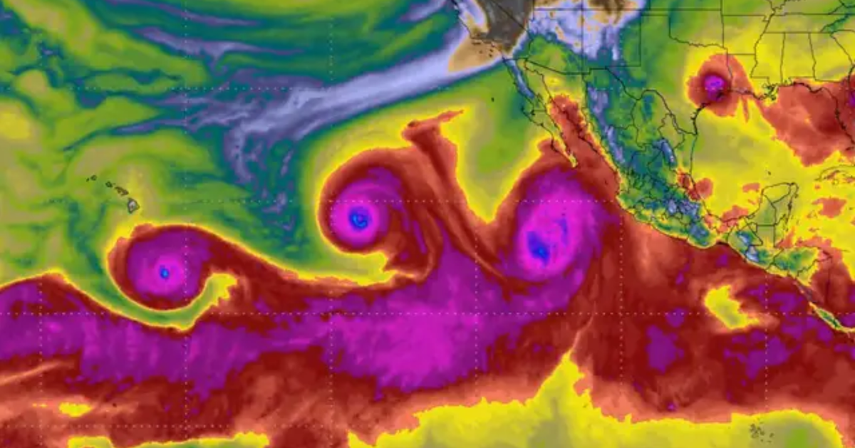 3 cơn bão cùng lúc xuất hiện giữa "Siêu El Niño", chuyên gia cảnh báo điều gì?