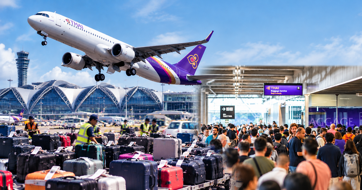 Sân bay lớn nhất Thái Lan lao đao vì mưa lũ: Gần 100% chuyến bay của Thai Airways bị hoãn, 5.600 vali ùn ứ, quân đội điều động lực lượng hỗ trợ