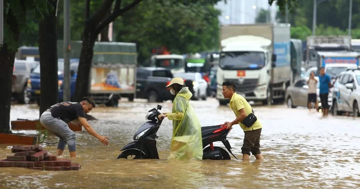 Hà Nội chính thức có "Bản đồ mưa ngập"