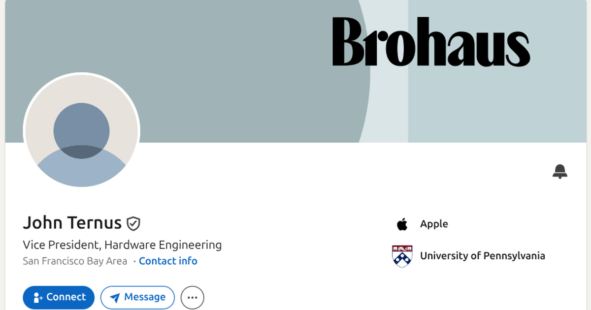 Lướt qua tài khoản LinkedIn "ít dòng" của tân CEO Apple, không ai nghĩ đây là một người đàn ông thành công