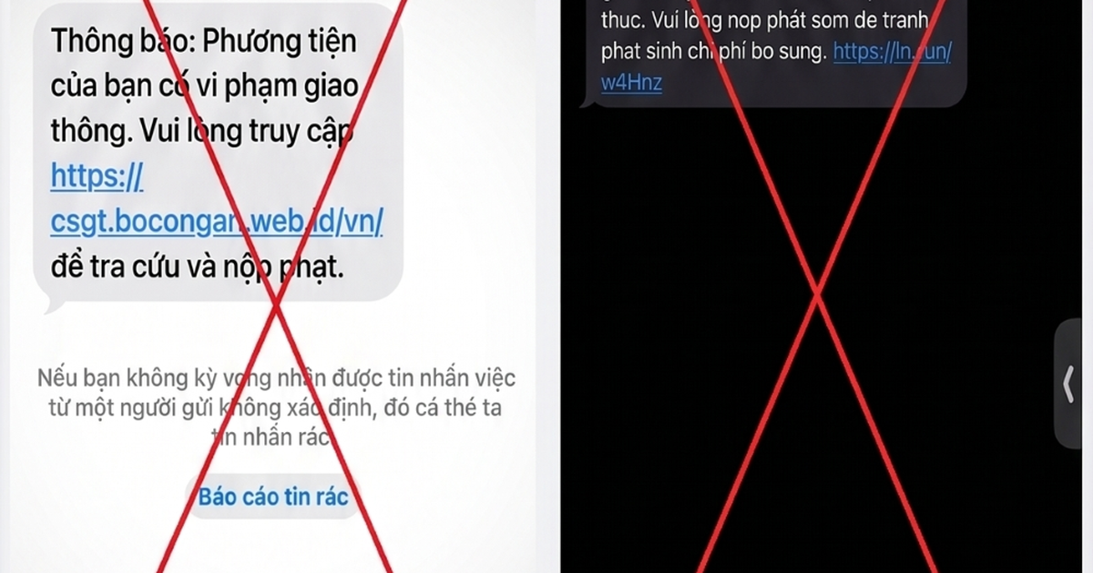 Công an phát thông báo đến những ai nhận được tin nhắn SMS, Messenger với nội dung sau