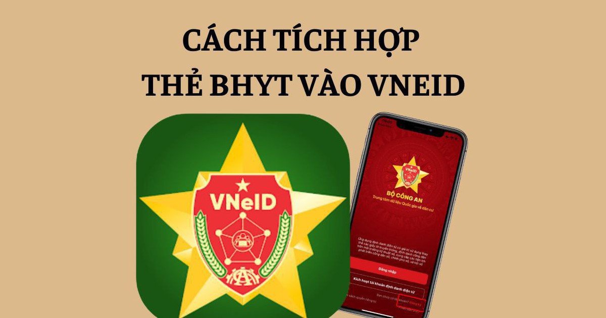 Cách tích hợp Thẻ BHYT trên ứng dụng VNeID mới nhất
