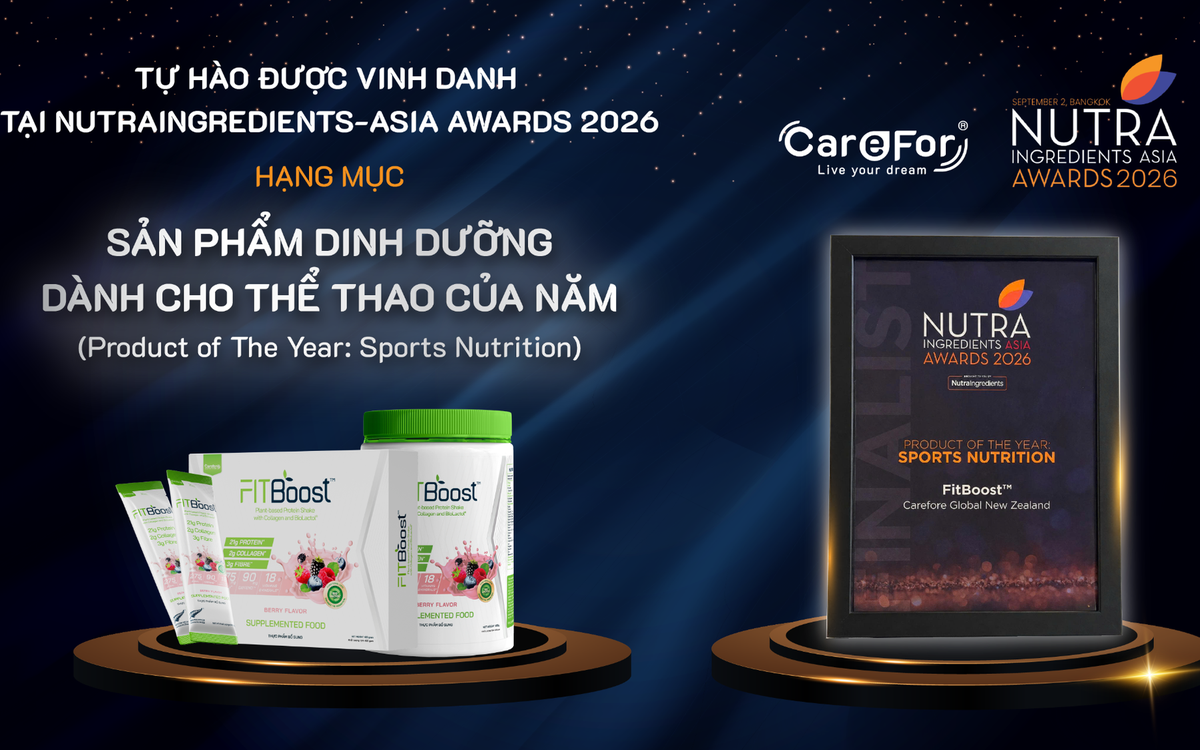 FITBoost™ ghi dấu ấn tại NutraIngredients Asia Awards 2026