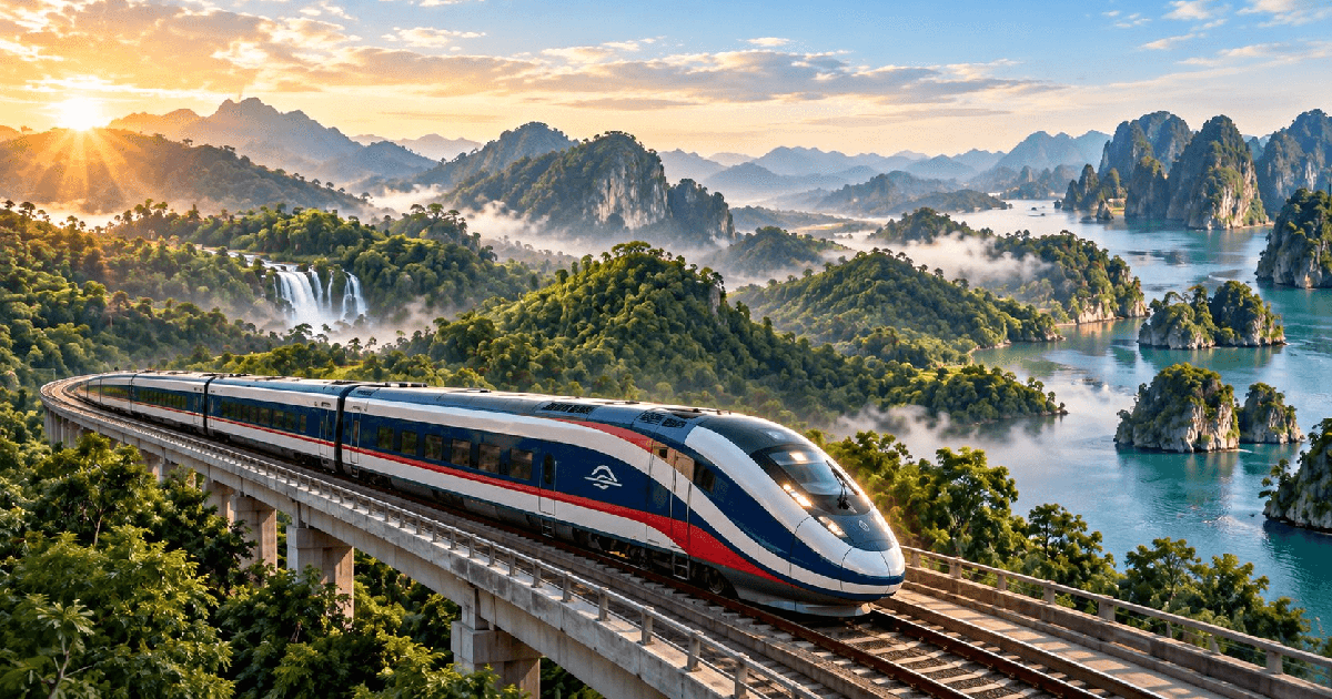 Việt Nam được chọn là 1 trong 3 điểm đến của tàu xuyên 3 quốc gia Châu Á: Hành trình kéo dài 14 ngày, dùng tàu điện EMU giống như ở Trung Quốc
