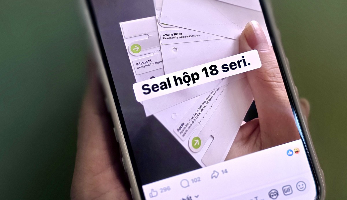 Chưa ra mắt nhưng thị trường đã bán đầy "seal" iPhone 18 giá "hạt dẻ"