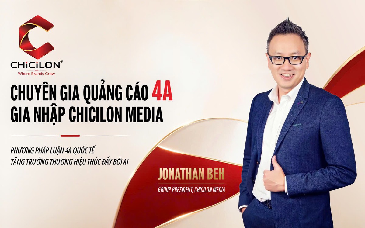 Chuyên gia quảng cáo quốc tế 4A Jonathan Beh gia nhập Chicilon Media