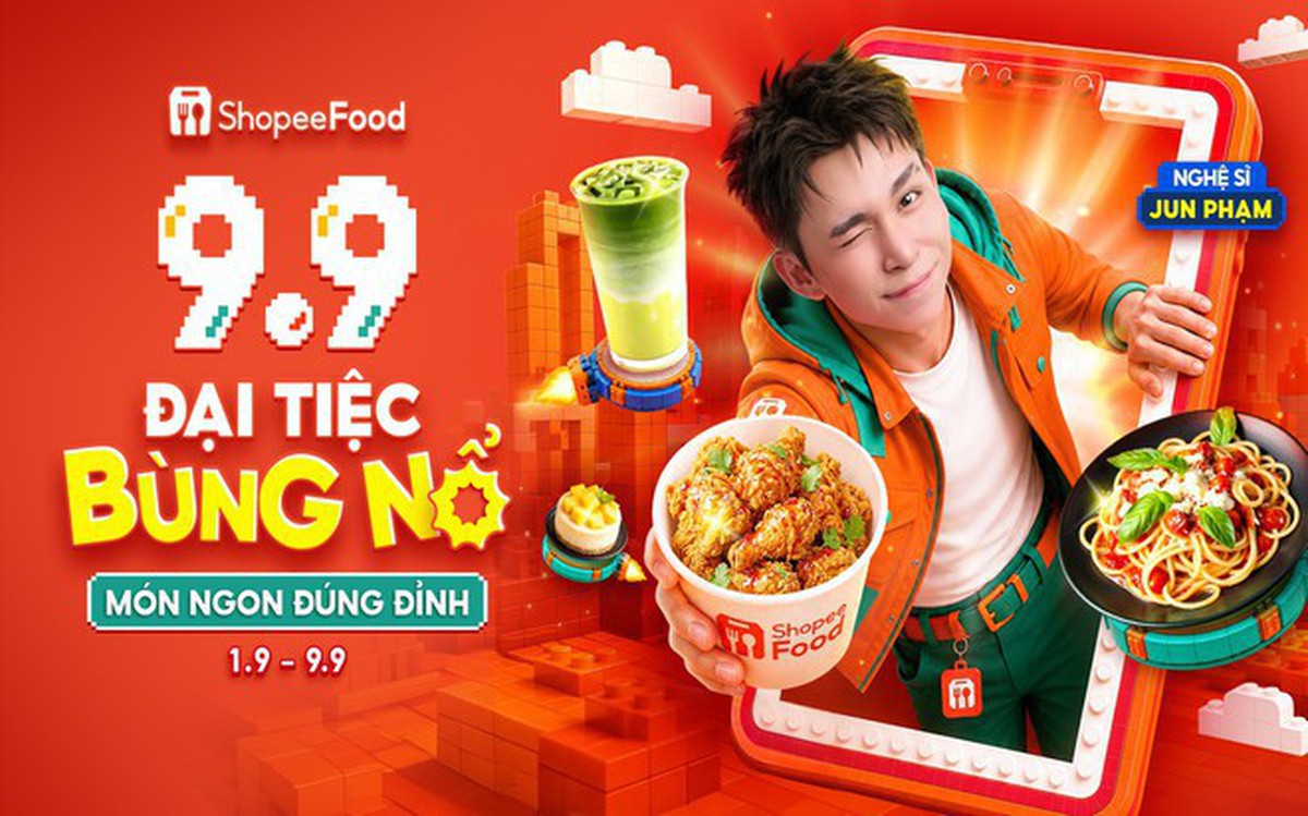 "Sạc" năng lượng cho tháng 9 đầy hứng khởi với ShopeeFood 9.9