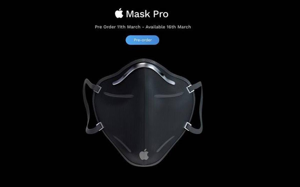 Rò rỉ hình ảnh khẩu trang iMask có giá 99 USD/chiếc, Apple Mask Pro giá ...
