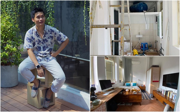 Cải tạo lại nhà kho thành không gian sống hiện đại vạn người mê, chàng trai trẻ ở Sài Gòn chỉ tốn chi phí chưa tới 40 triệu