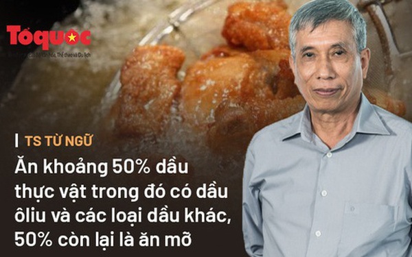 Tổng Thư ký Hội Dinh dưỡng 'kêu oan' cho mỡ lợn, cảnh báo lạm dụng dầu ăn là có hại