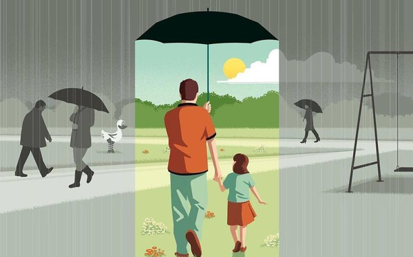 Trời nắng cho người mượn mái hiên tá túc; trời mưa mới dễ mượn dù: Sống trên đời, nên chừa đường lui cho mình!