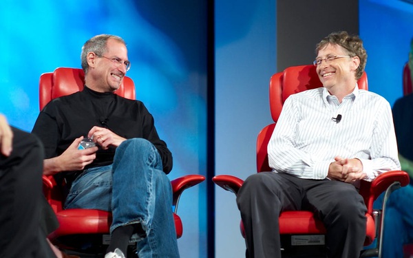 Steve Jobs và Bill Gates: Những tỷ phú thành công nhờ