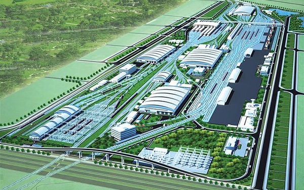 Phối cảnh tổ hợp ga Ngọc Hồi Phối cảnh tổ hợp ga Ngọc Hồi