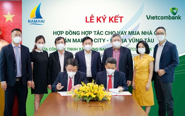Công ty Xây Dựng Nam Hải ký kết hợp tác với Vietcombank Tân Định - Tối ưu tiện ích cho khách hàng thông qua nhiều giải pháp tài chính mới