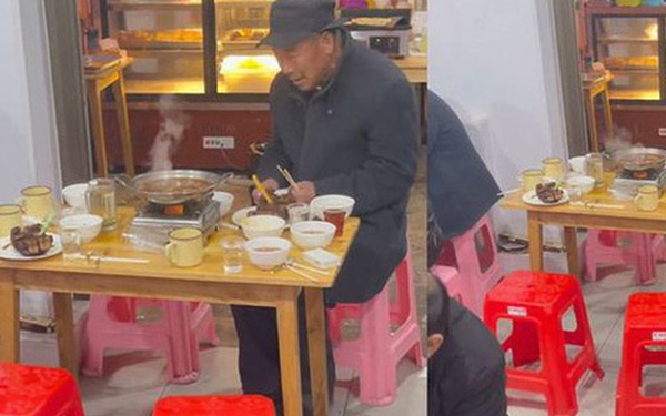 Cụ già gọi nồi lẩu thịnh soạn rồi đợi khách quý 3 tiếng không ai tới, nghe sự thật phía sau cộng đồng mạng không cầm được nước mắt