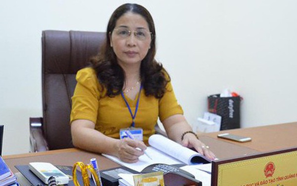 Bà Vũ Liên Oanh khi còn đương chức Giám đốc Sở GD&ĐT Quảng Ninh. Ảnh: Hoàng Thanh. Bà Vũ Liên Oanh khi còn đương chức Giám đốc Sở GD&ĐT Quảng Ninh. Ảnh: Hoàng Thanh.