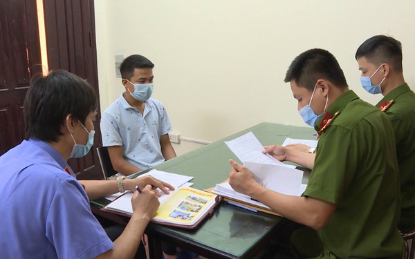 Đối tượng tại cơ quan điều tra. Đối tượng tại cơ quan điều tra.