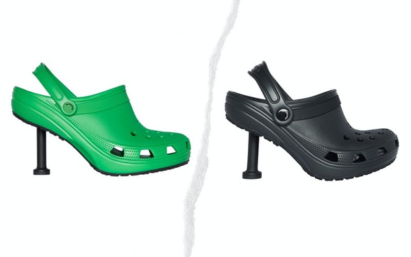 Thương hiệu xa xỉ Balenciaga tung mẫu 'dép cao gót Crocs' có giá dự kiến   USD
