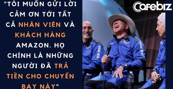 Đốt 5,5 tỷ USD cho 11 phút bay vào không gian, Jeff Bezos gây phẫn nộ khi cảm ơn nhân viên, khách hàng Amazon vì đã 'trả tiền cho chuyến bay này' - Vimarsana News